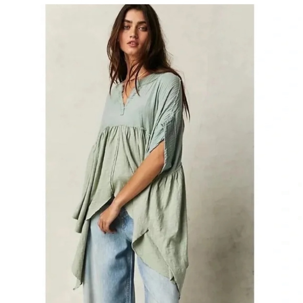 Free People Sugar Rush Babydoll Top